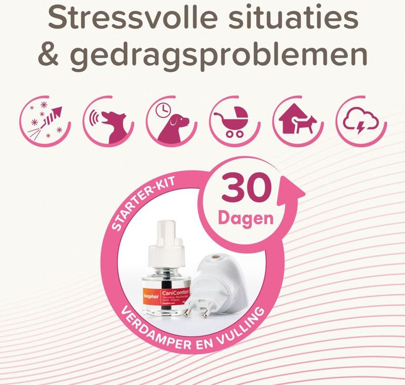 3x Beaphar CaniComfort Starterskit Verdamper 48 ml