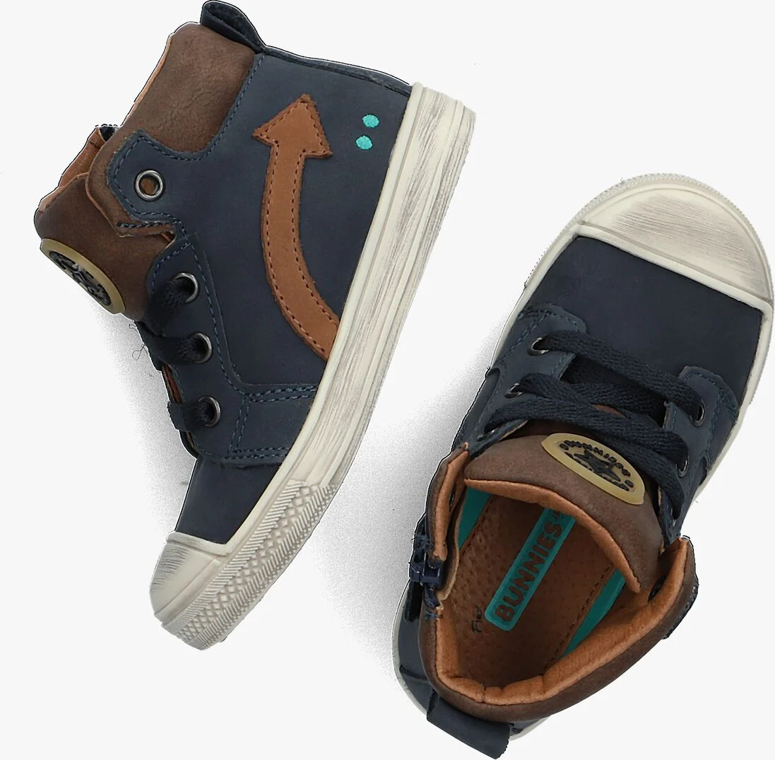 BUNNIESJR blauwe bunniesjr babyschoenen frits ferm