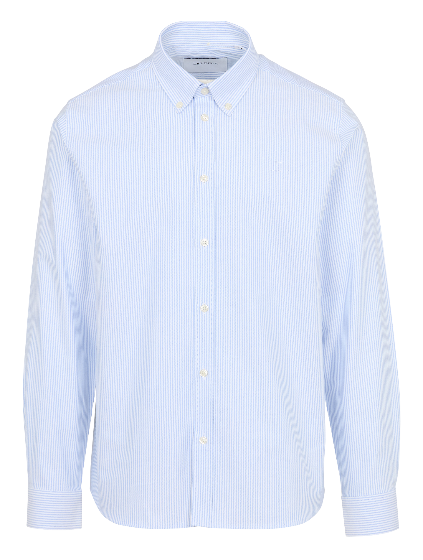 KONRAD OXFORD - Chemise col classique en coton mélangé | Bleu