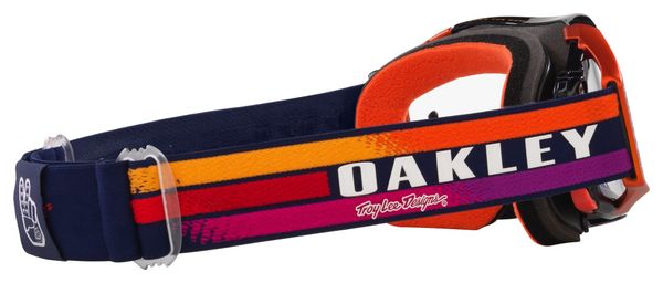 Masque Oakley Airbrake MX x Troy Lee Designs Navy Sunrise / Clear / Ref : OO7046-G5