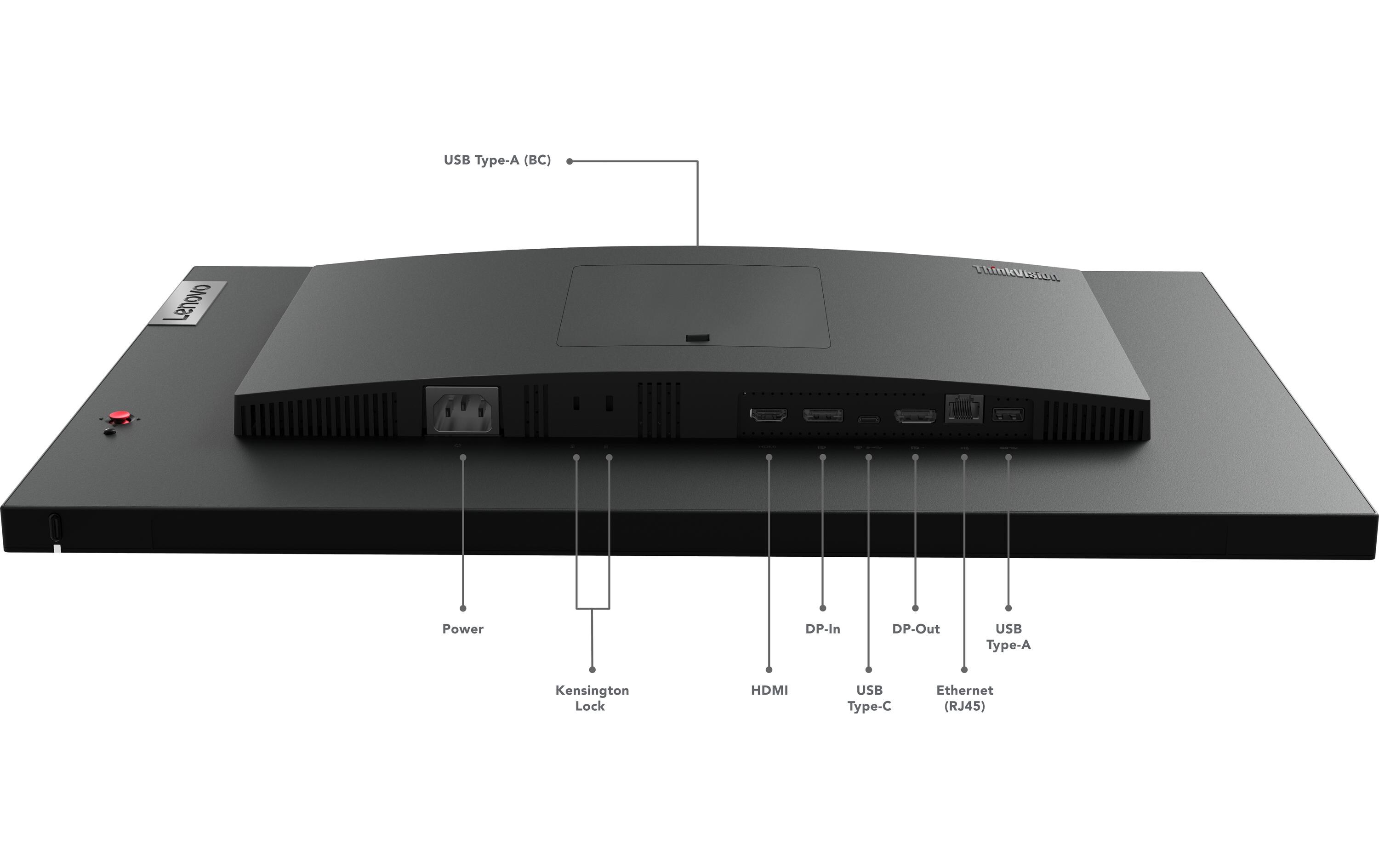 Monitor ThinkVision P24h-30<br>Ergonomischer 23.8
