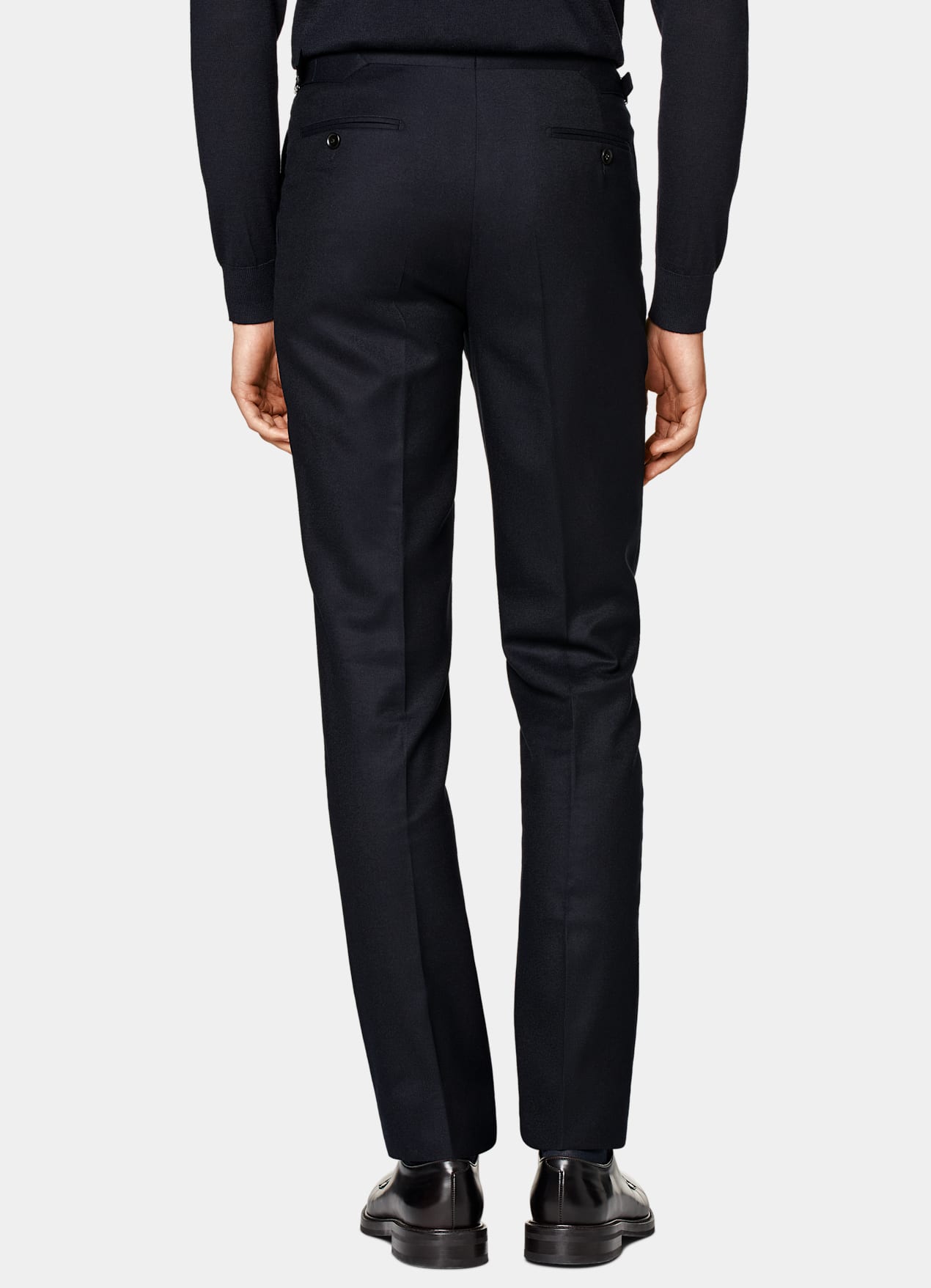 Pantalon Slim Leg Straight bleu marine