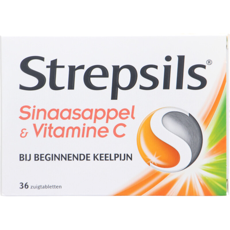 Strepsils Sinaasappel & vitamine C