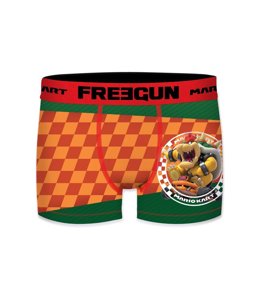 Boxer Homme Mario Kart, Calecon Homme Mario, Luigi, Stretch & Ajustement Parfait (Lot de 4)