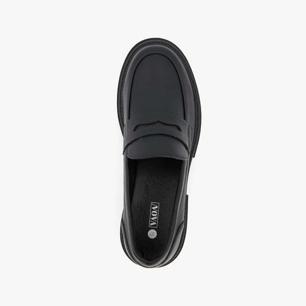 Nova dames loafers chunky zwart