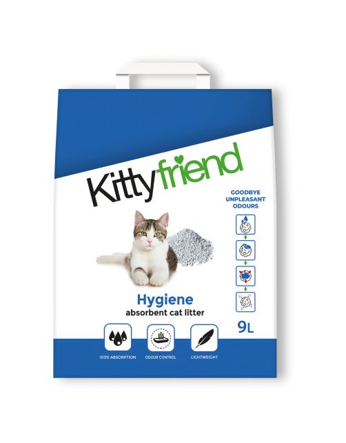 Kittyfriend Hygiene+ - Kattenbakvulling - 9 l