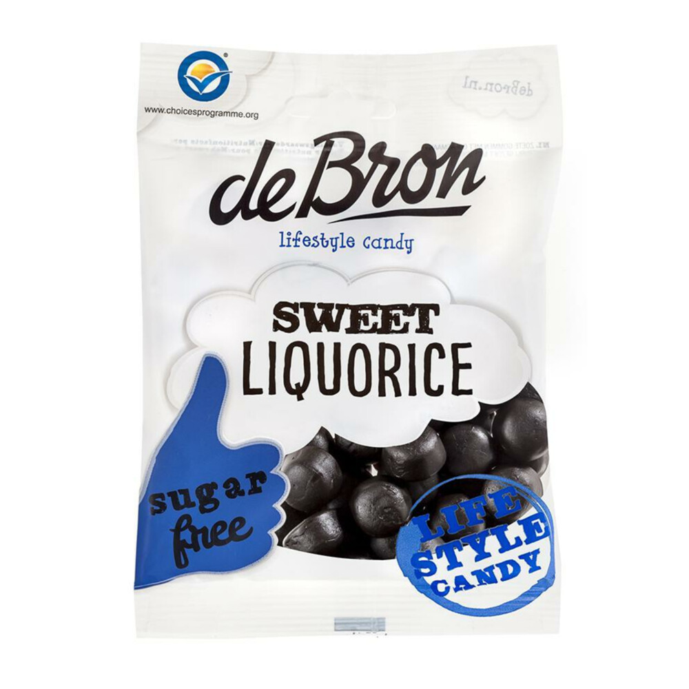 6x De bron Suikervrije Zoete Bolletjes 100 gr