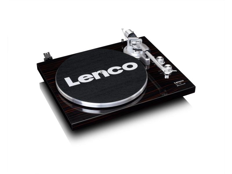 Lenco Plattenspieler LBT-188 Walnuss Plattenspieler mit Bluetooth
