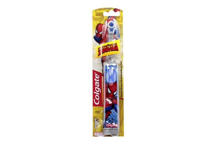 Brosse à dents enfants à piles extra souple spider man