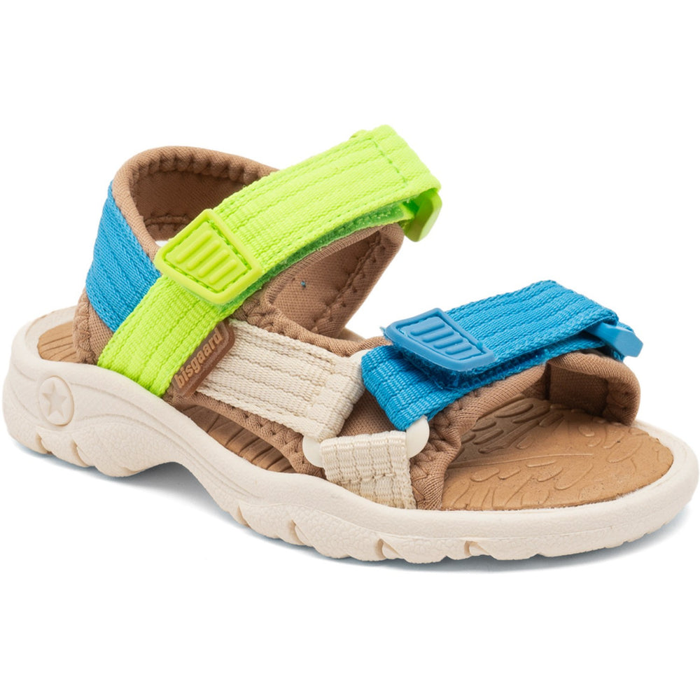 Køb Bisgaard Bright Blue/Green Nico Sandal