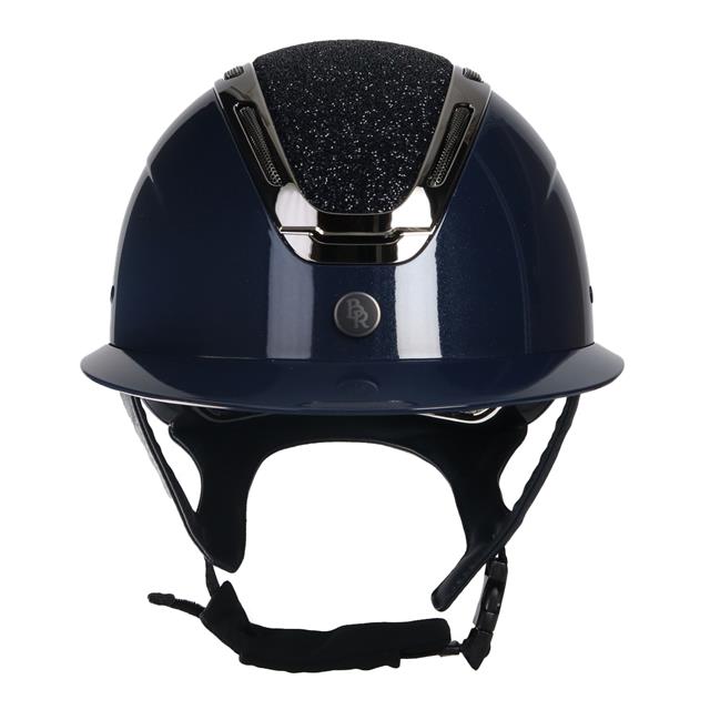 Paardrijcap BR Zeta Sparkling Donkerblauw