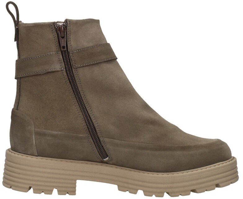 Aqa Enkellaarsjes Plat taupe