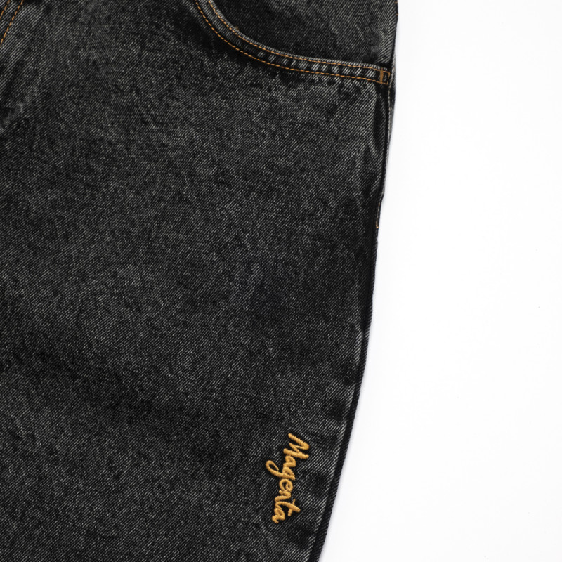 PANTALON OG 2 TONE - JEAN NOIR DÉLAVÉ