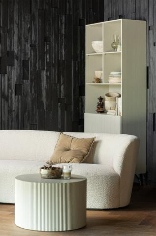 WOOOD Sanne bijzettafel Ø60 beige