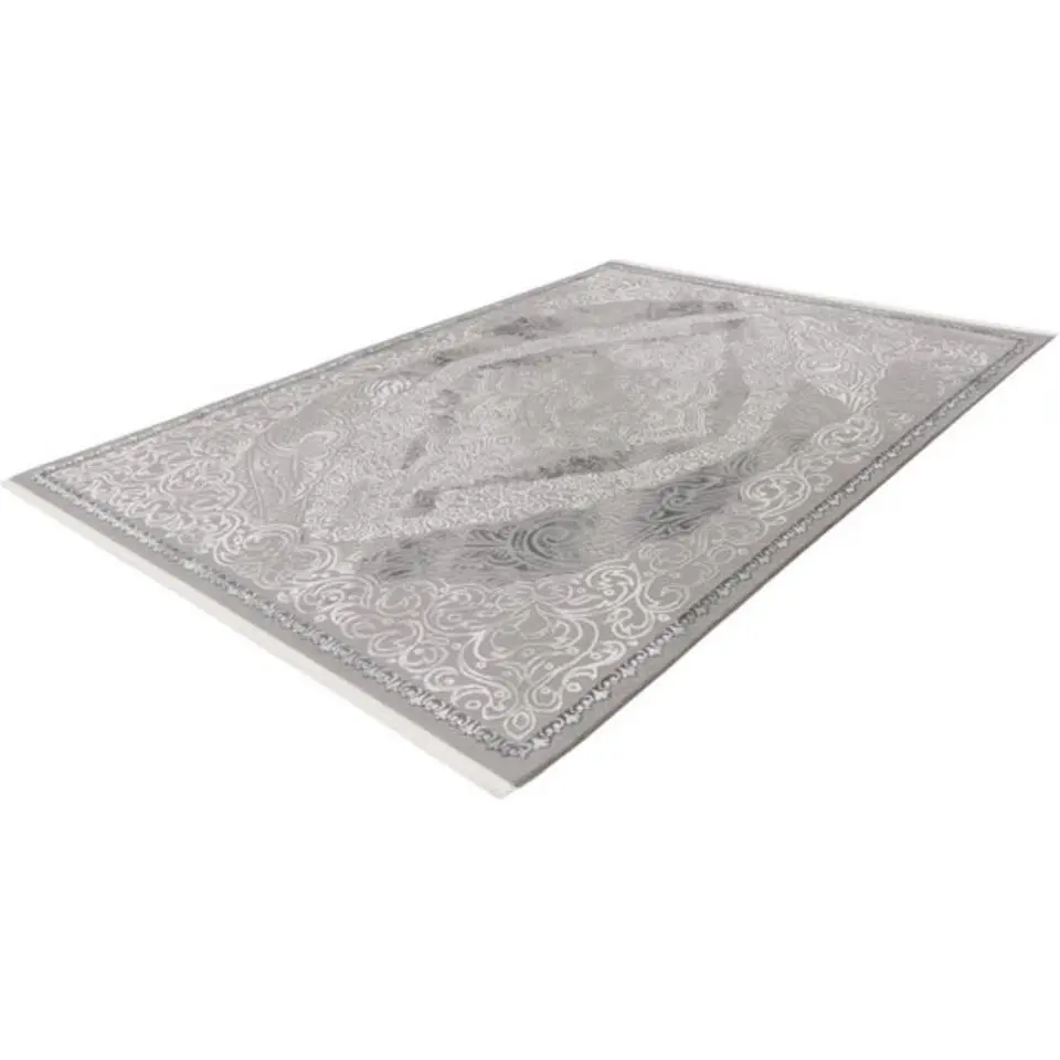 Lalee Vloerkleed Japandi - 3D effect zilver 200x290 cm