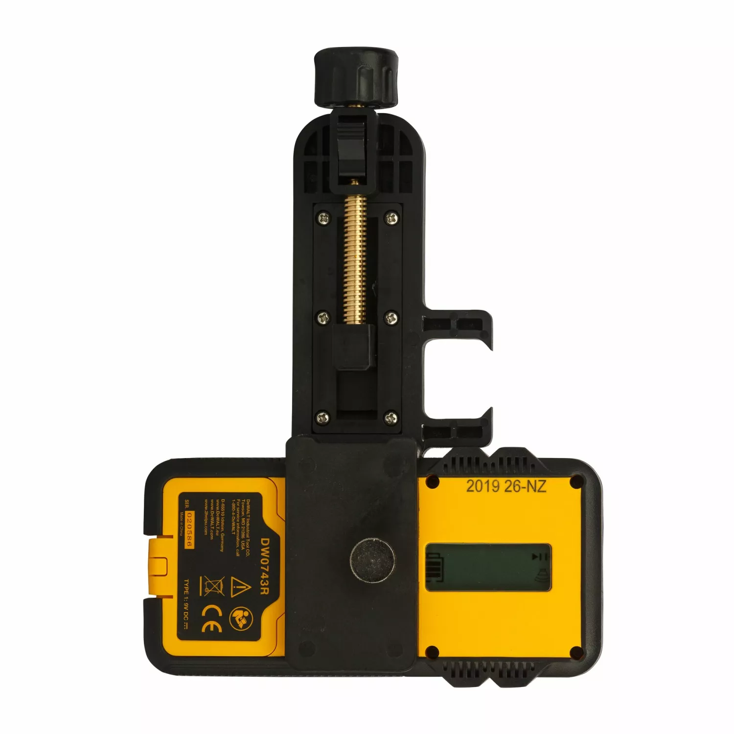 DeWALT DCE074D1R 18V Rotatie laser set incl. ontvanger in koffer - Rood - 45m - IP54