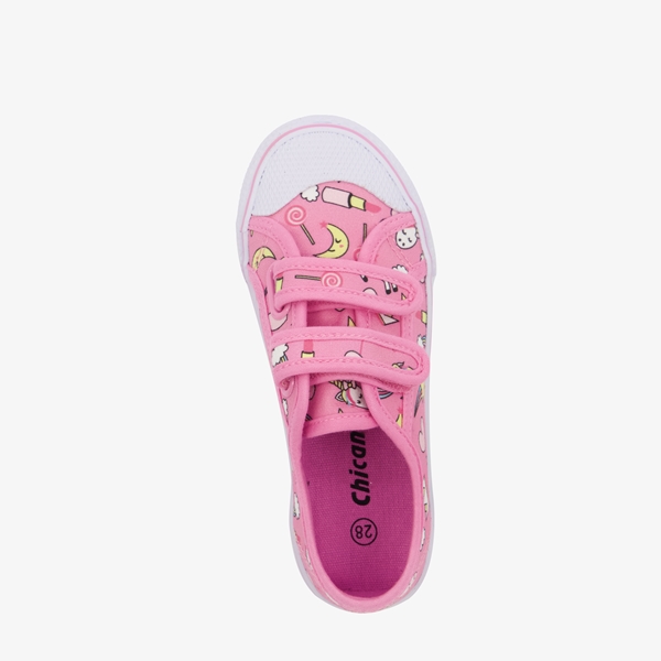 Chicane kinder gymschoenen roze met print