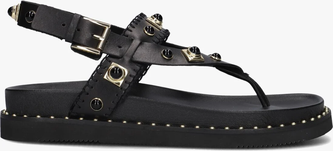 ASH zwarte ash slippers uteca