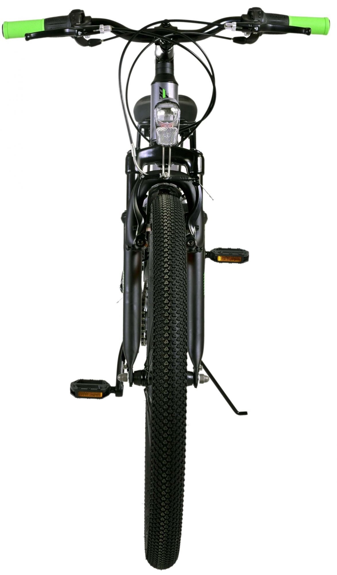 TPFSports Cross Kinderfahrrad - Jungen - 2 Handbremsen - 18 Gänge - 24 Zoll - Grau