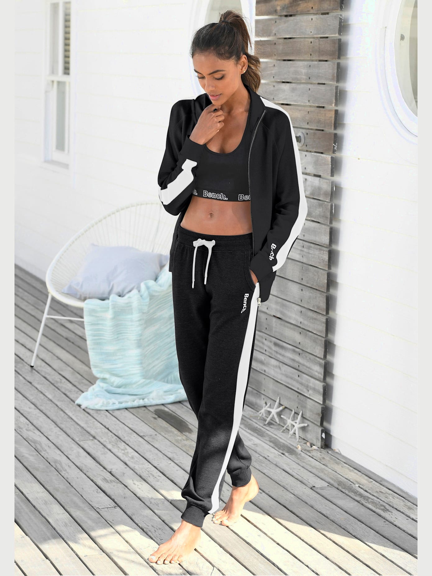 Pantalon molletonné pantalon d'intérieur sportif avec logo imprimé