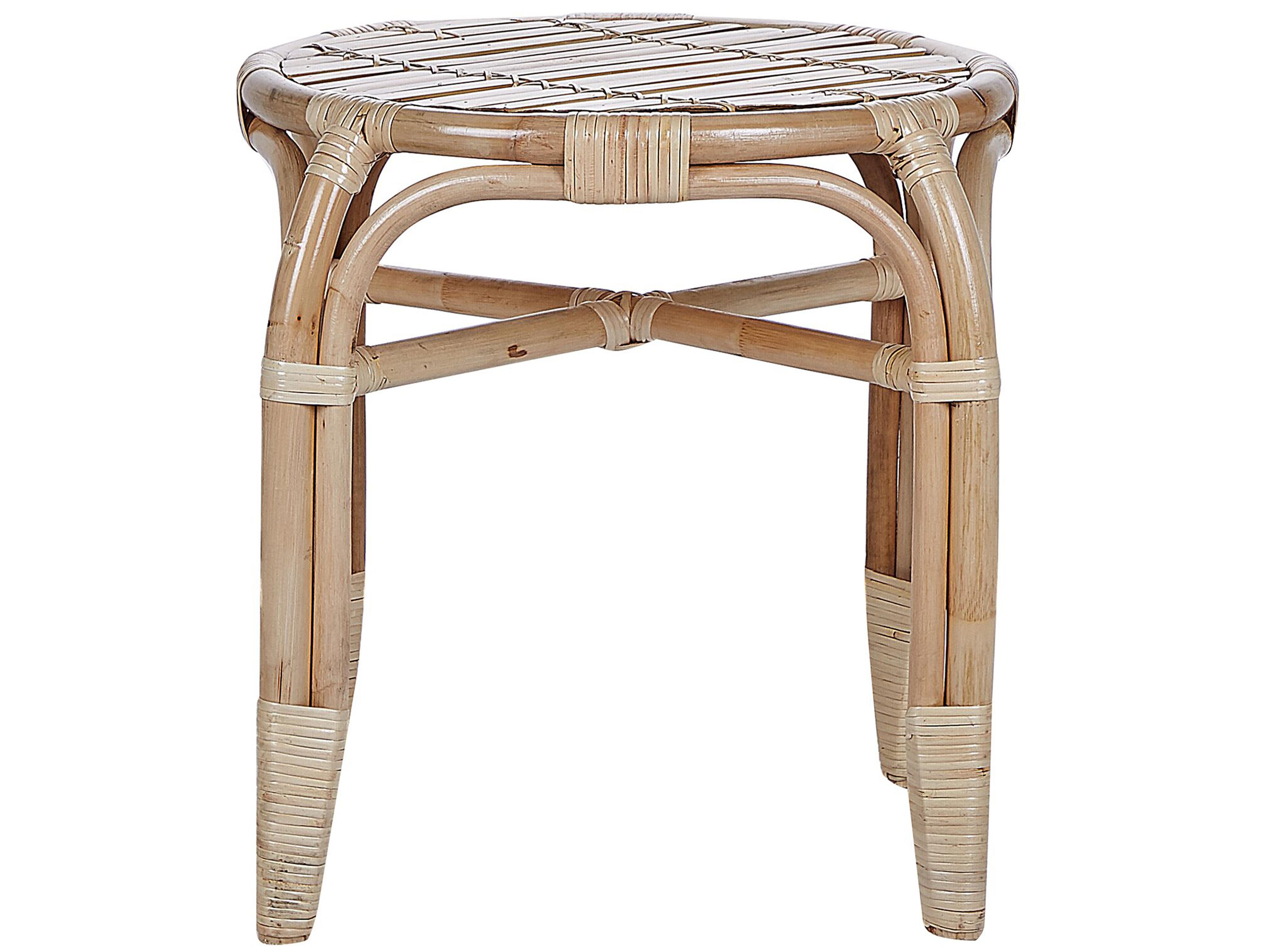 Loungeset met tafel 4-zits BRINDISI Rotan Natuurlijk
