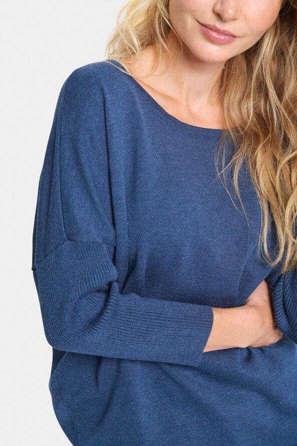 Saint Tropez A2561, MilaSZ R-Neck Pullover Titan melange
