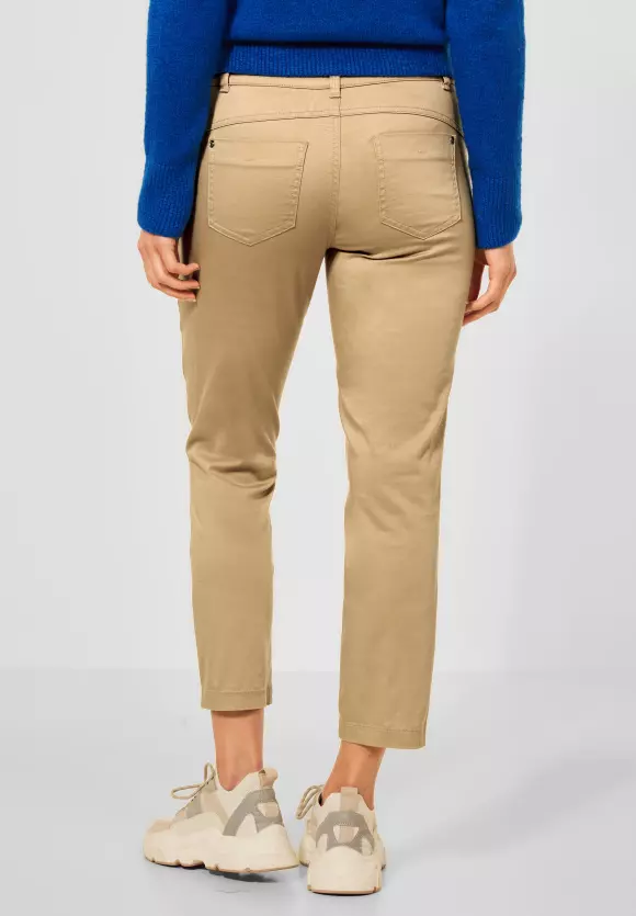 Casual Fit Hose in Unifarbe - light safari sand