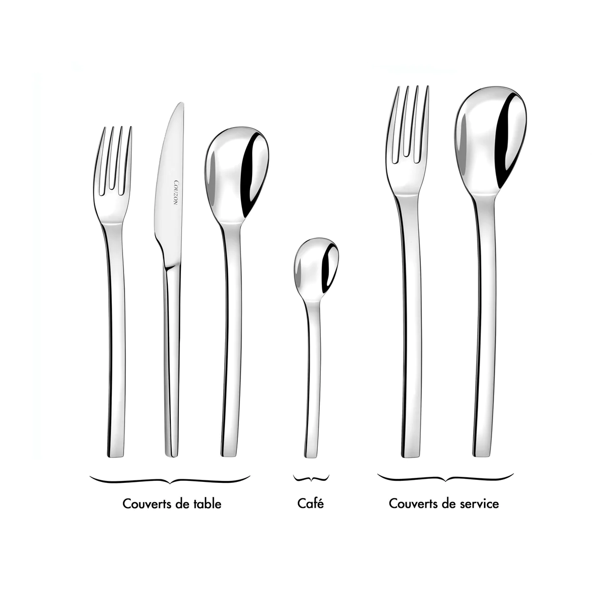 Pix'Elle - 16 couverts de table pour 4 personnes Couzon