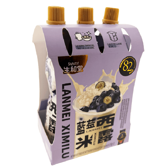 Sunity Pudding Dessert Drink Blueberry 3x150g