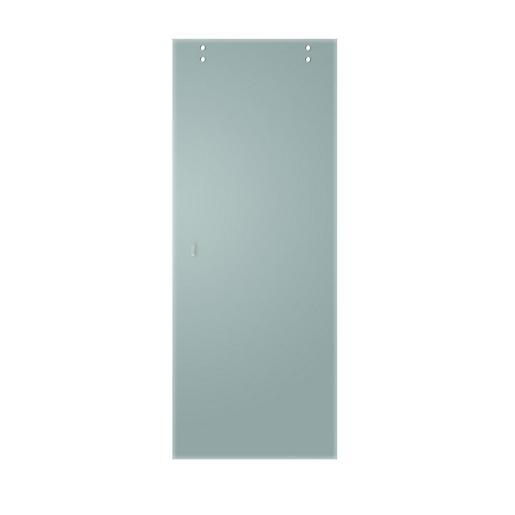 Porte coulissante vitrée dépolie Soyo H.204 x l.83 cm