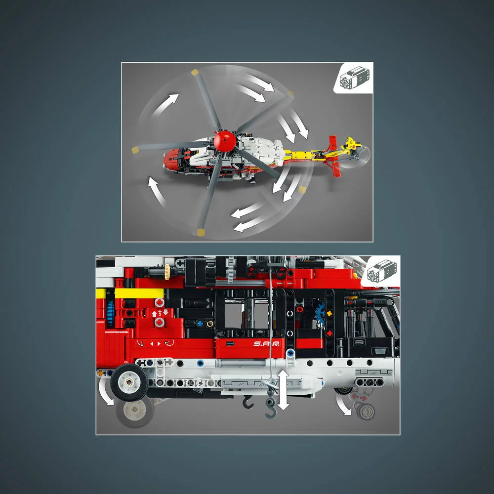 LEGO®TECHNIC 42145 - L’HELICOPTERE DE SECOURS AIRBUS H175