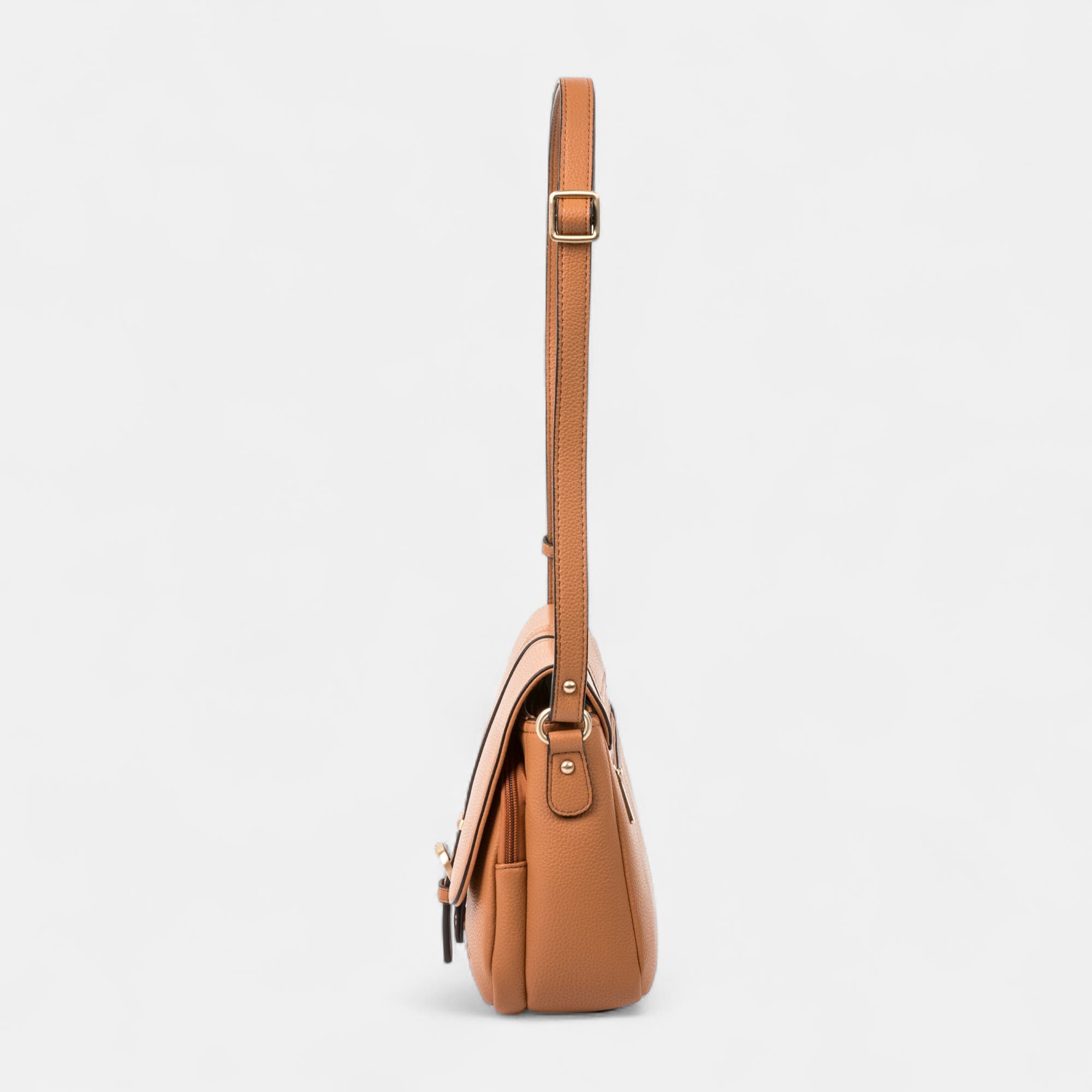 Sac bandoulière cognac