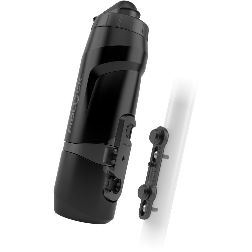 Fidlock 800ml Trinkﬂasche inkl. Halter schwarz