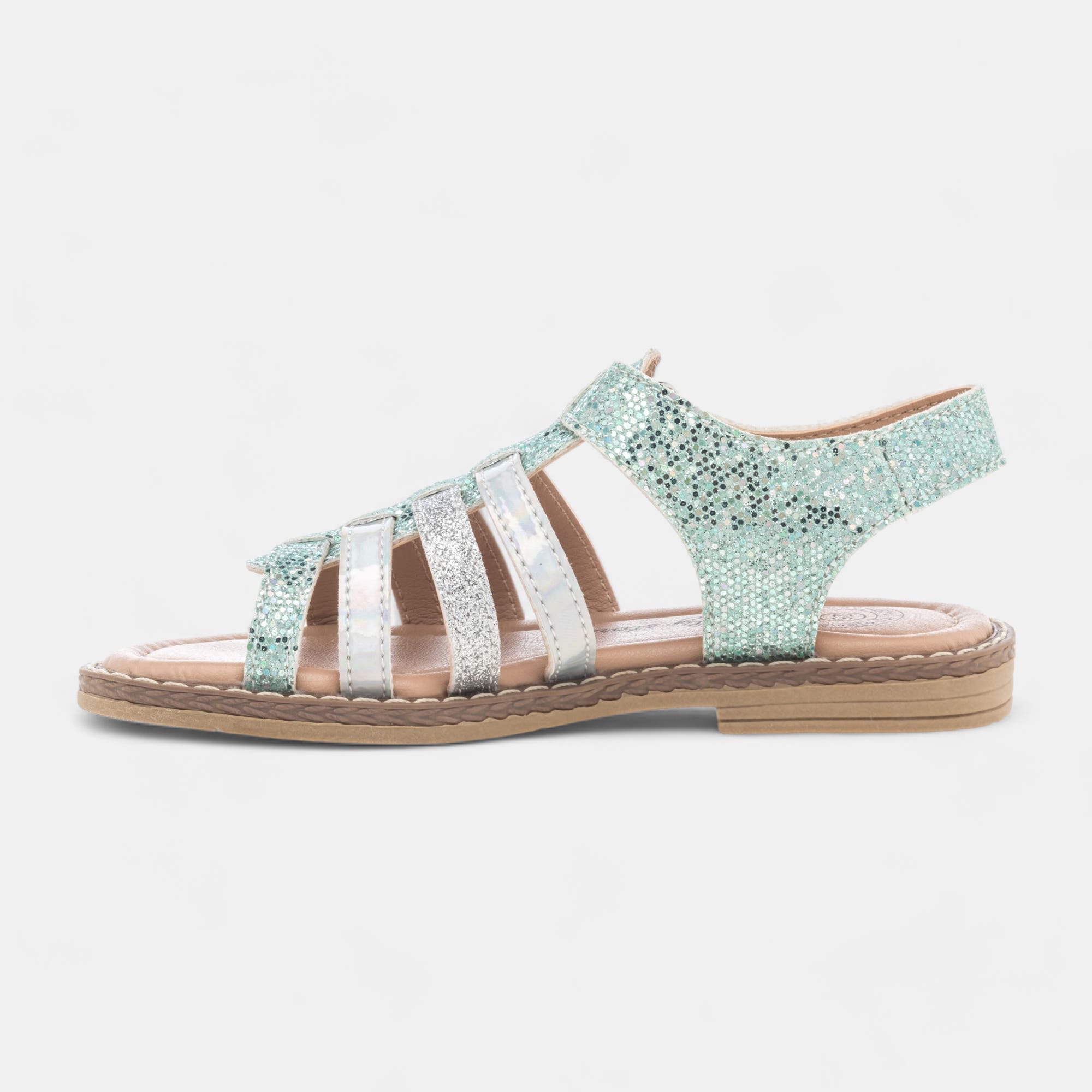Nu-pieds Fille vert