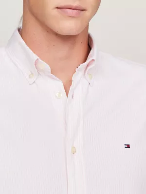 Camisa Oxford com Listras Flex da Coleção 1985