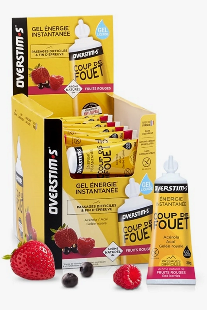 Overstim's Coup De Fouet Fruits Rouges 36 x 30 g Energy Gel