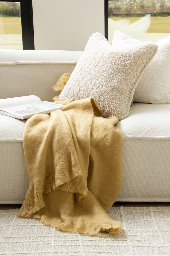 Aymer pledd Beige 130x160 cm