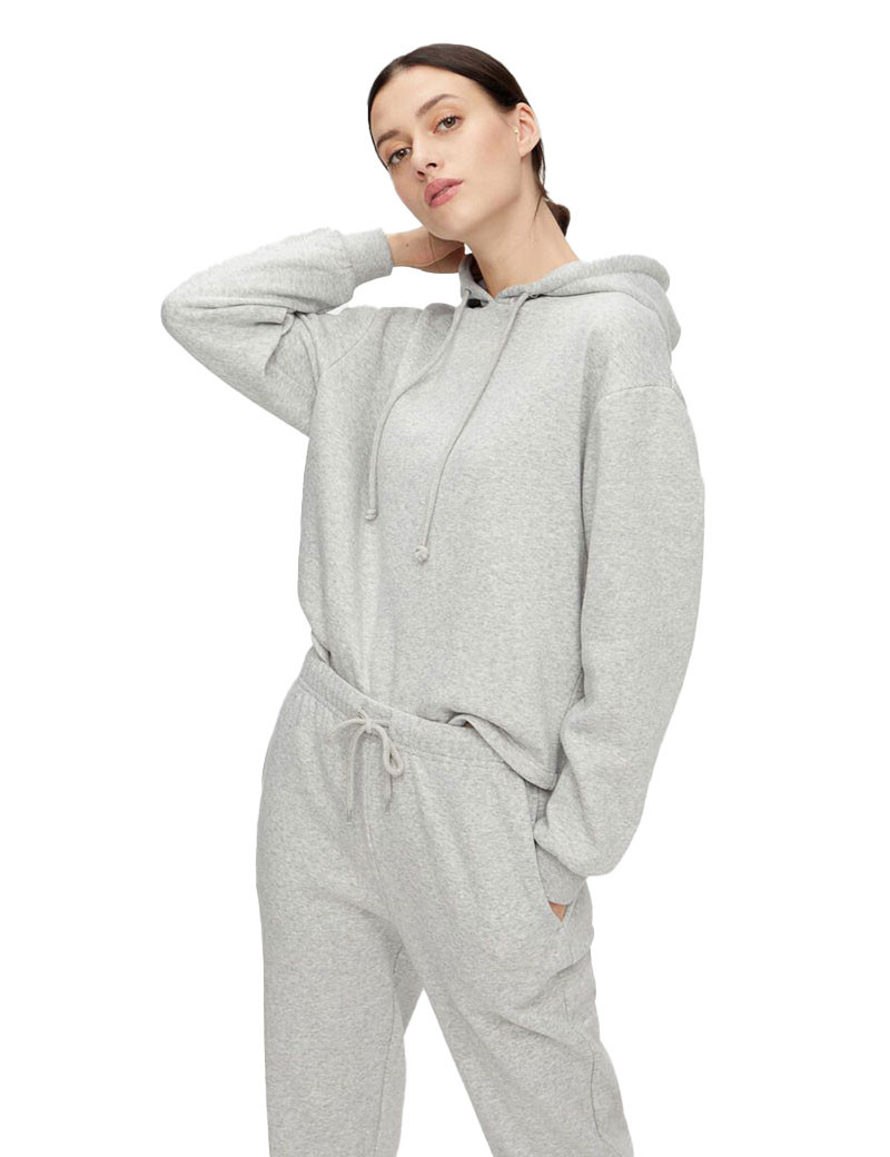 PIECES SWEAT FEMME CAPUCHE CHILLI GRIS CLAIR