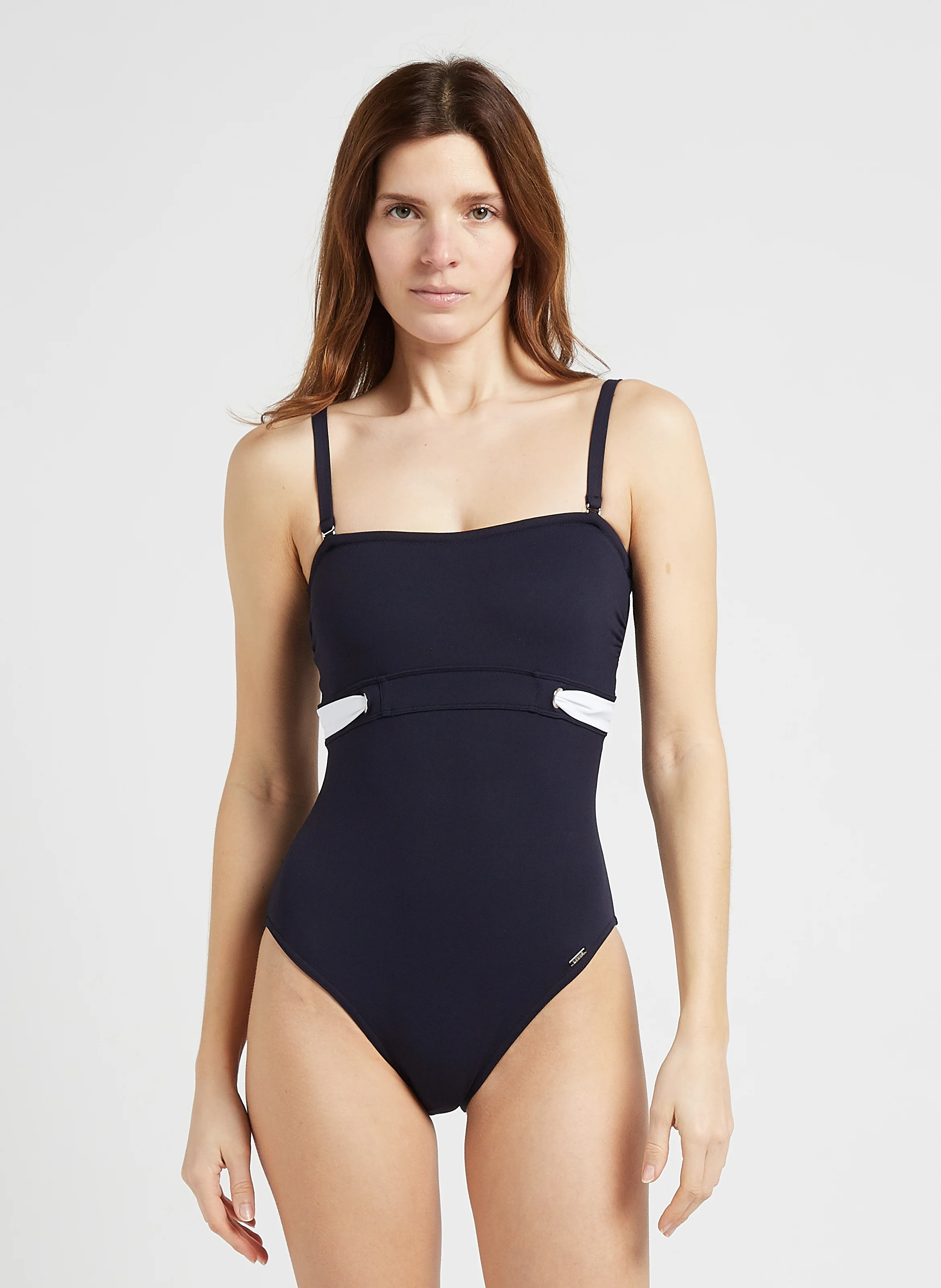ELINE TAMARINDO - Maillot de bain 1 pièce bustier| Bleu