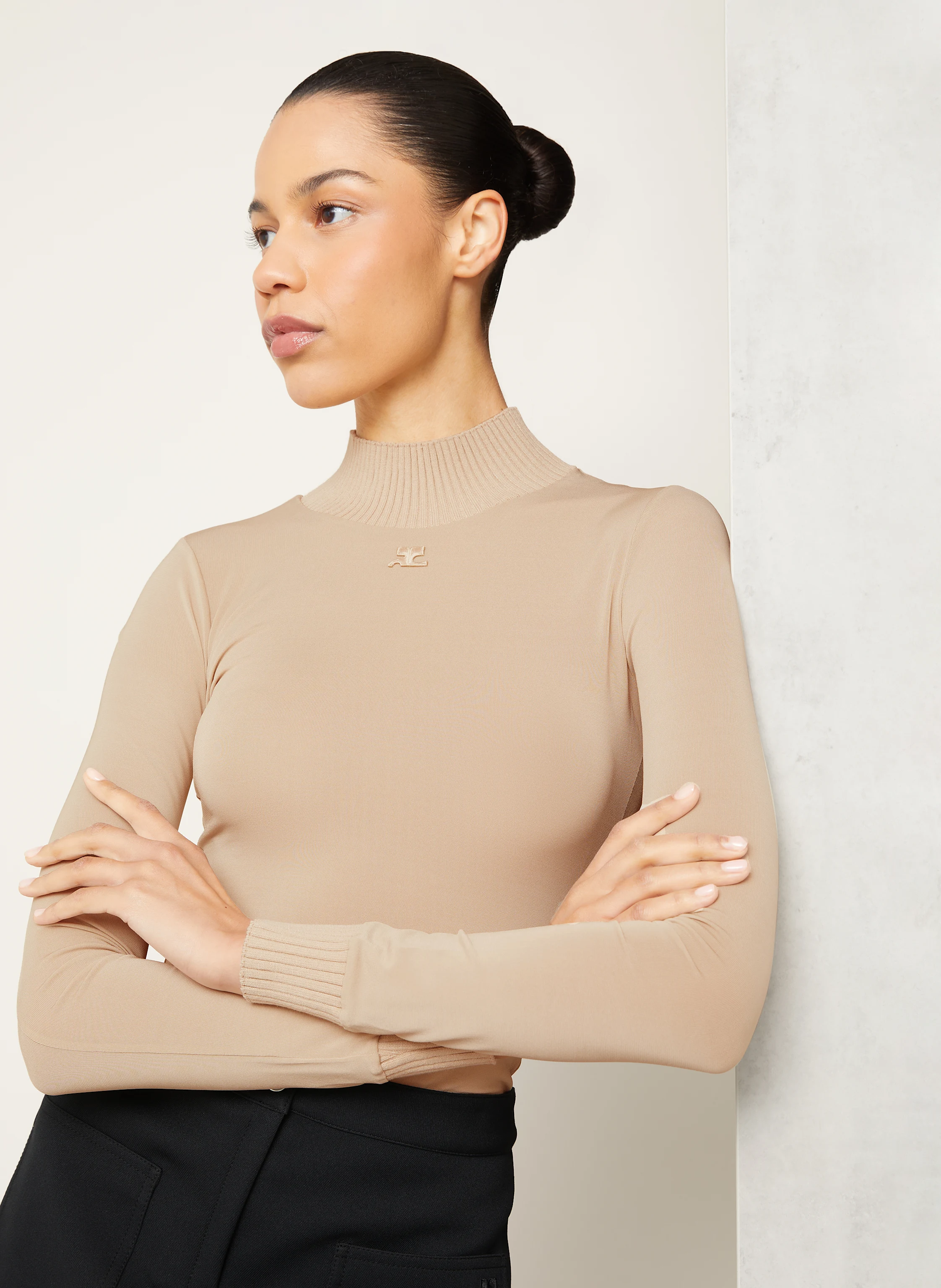 Courrèges Longsleeve aus Mesh