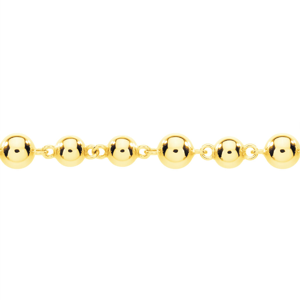 Collier Diona Danilo Maille Boule Or Jaune