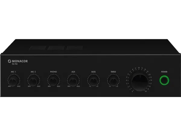 PA-704 100V forstærker 1x35Wrms