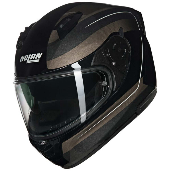 Nolan - Casque N60-6 Ermetico Noir / Gris / Brillant