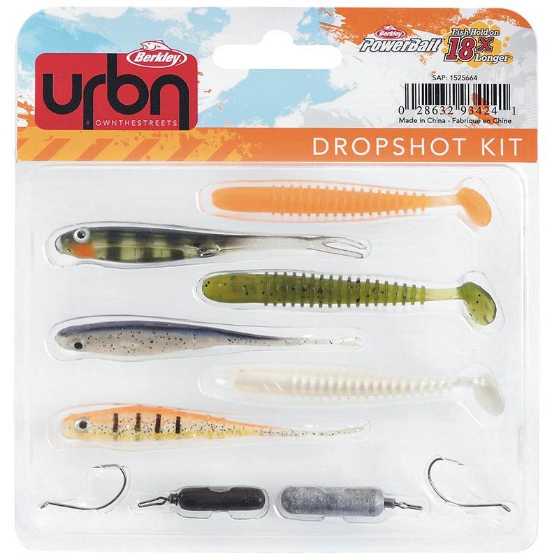 Kit Leurres Souples Berkley Urbn Kit Dropshot