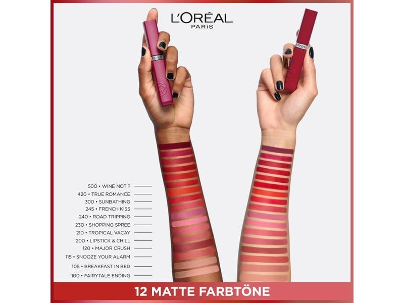 L'Oréal Paris Lippenstift Infaillible Matte Resistance 300 Verleiht den Lippen leuchtende Farbe mit bis zu 16 Stunden Halt