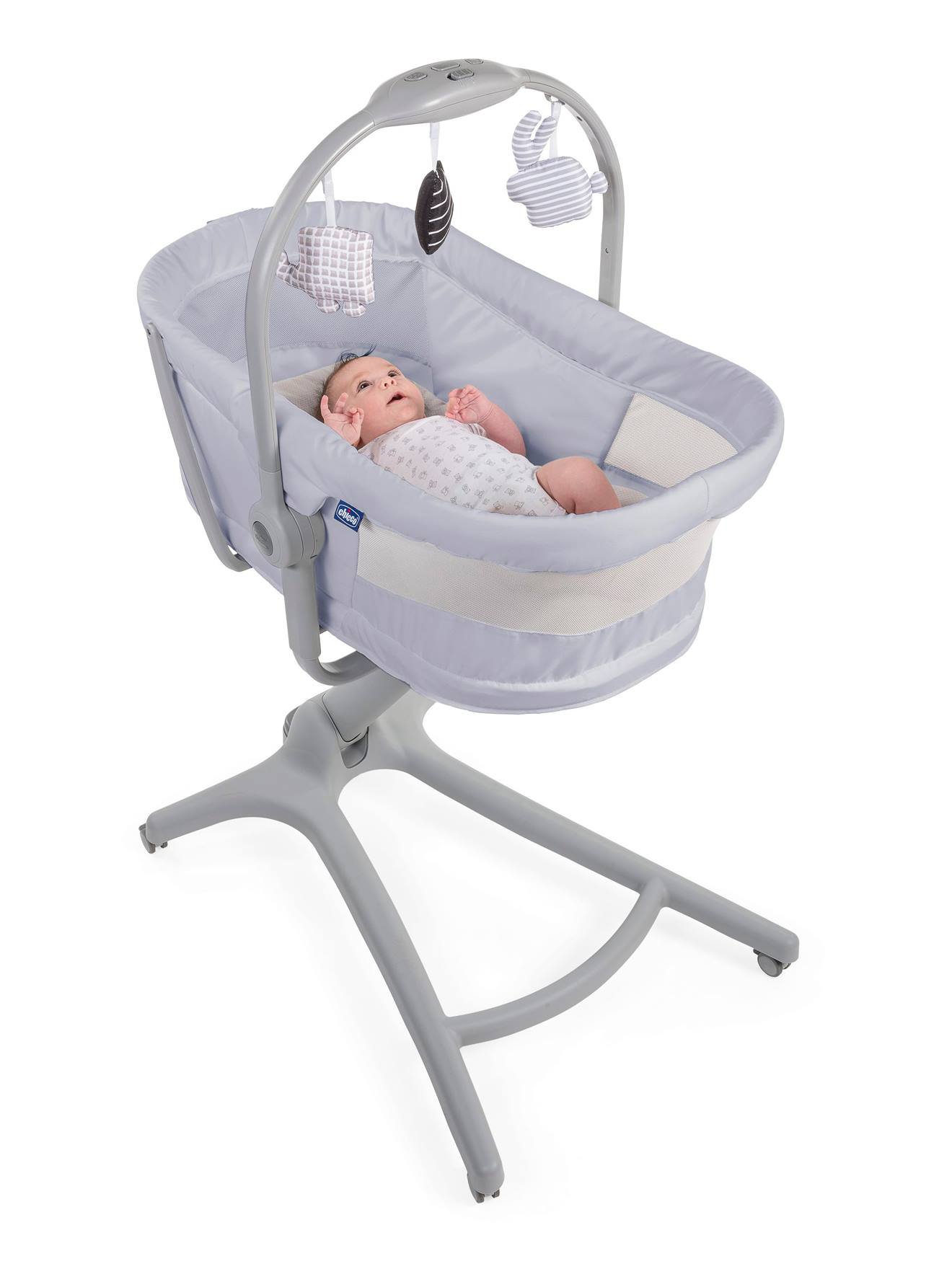 Baby Hug 4 em 1 Air CHICCO cinza escuro liso