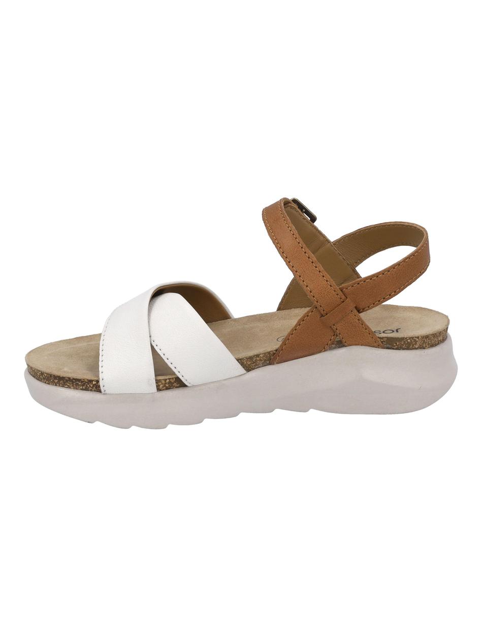 Sandale Celine 03, weiss-kombi