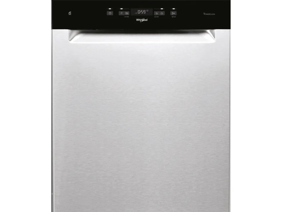 Whirlpool WUC 3C32 PX opvaskemaskine, stål