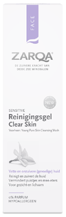 Zarqa Reinigingsgel Clear Skin Sensitive 200ML