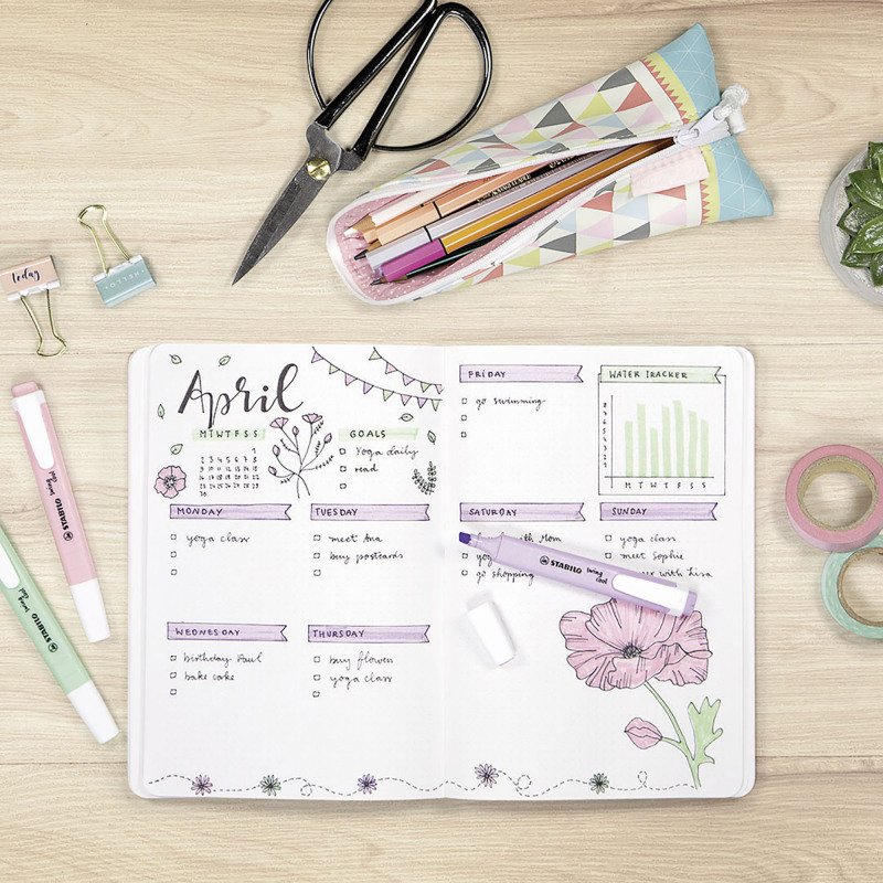 Surligneur Stabilo Swing Cool pastel couleurs assorties - Etui de 8